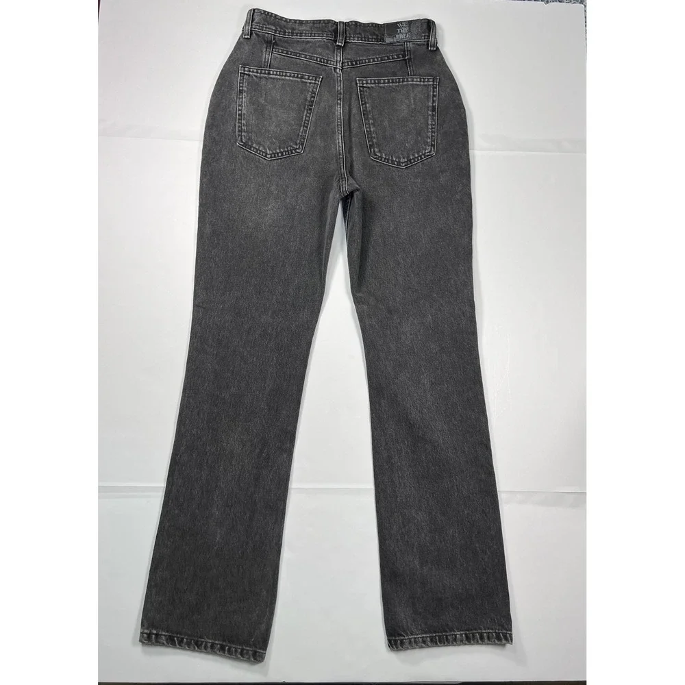 We The Free Xena Slim Straight Jeans Size 27 Black High Rise Straight‎ Leg